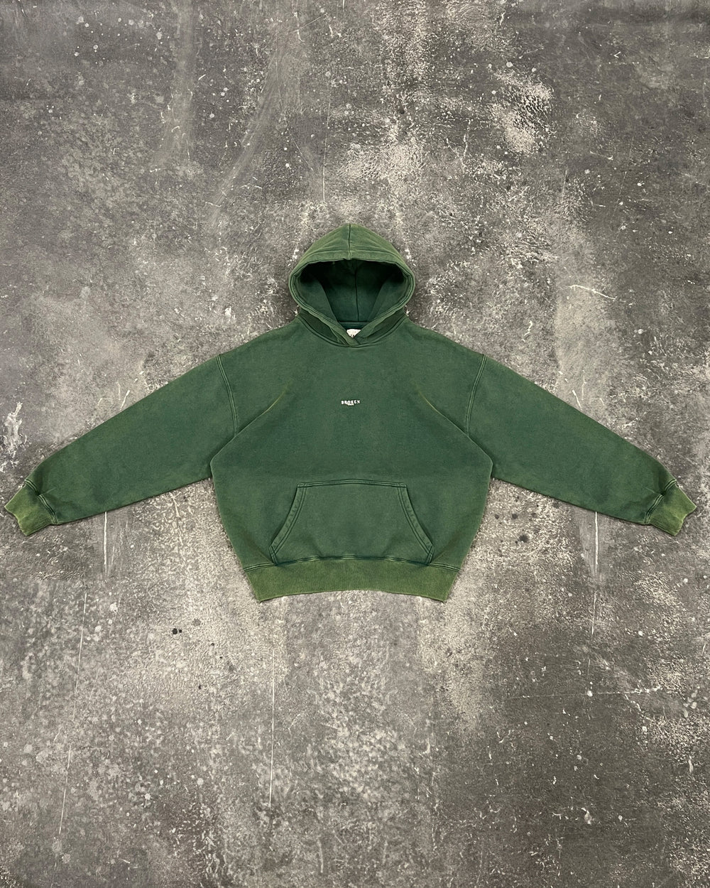 Green hoodie