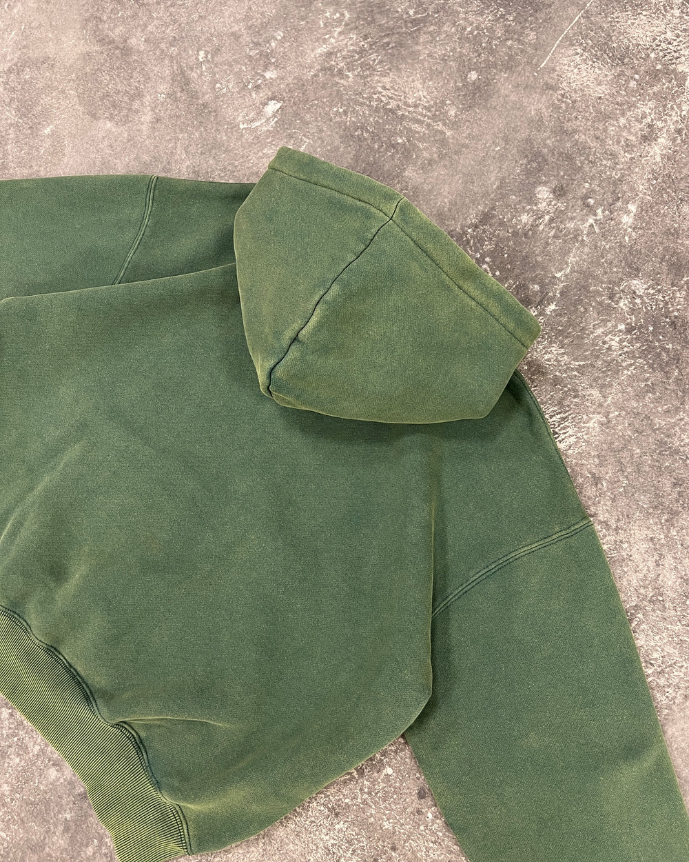 Green hoodie